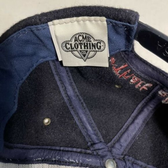 Acme Clothing Looney Tunes Warner Brothers Vintage Wool 1991 Snapback Hat - Picture 7 of 8